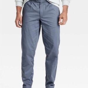 Men's Pleated Trouser 36x30 slim hip